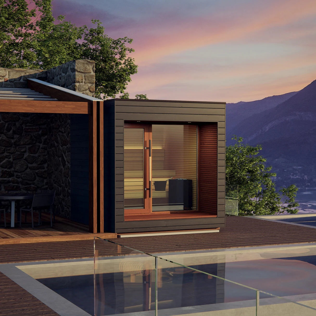 Villa Backyards Luxury Sauna